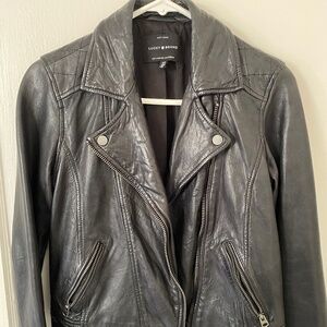 Leather Jacket Lucky Brand